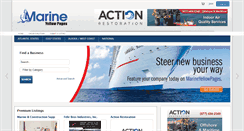 Desktop Screenshot of marineyellowpages.com